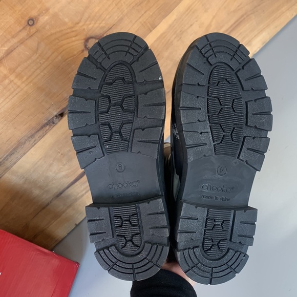 NWT Women’s Chooka Rain Boot Waterproof Memory Foam Floral Black - Picture 5 of 6